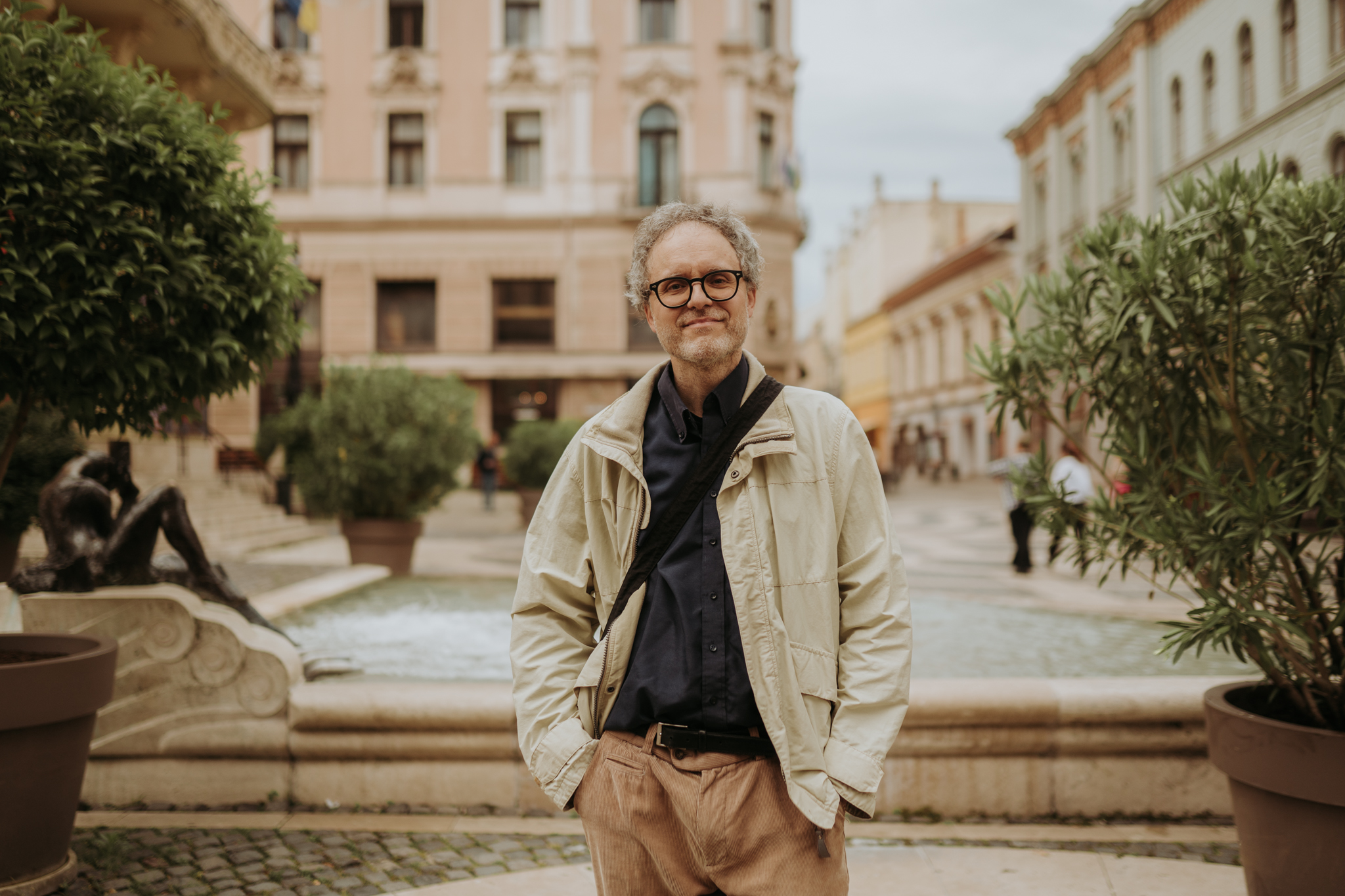 Olasz író a pécsi rezidencián